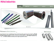 Tablet Screenshot of mittalindustry.com